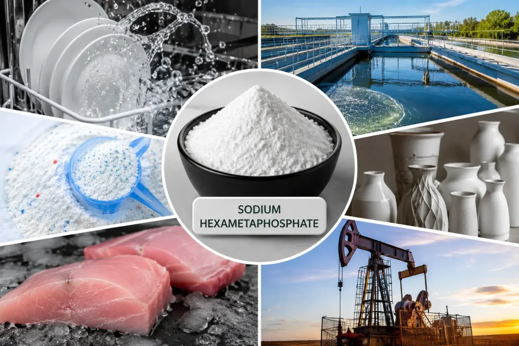 کاربردهای سدیم هگزا متا فسفات در صنایع مختلف 