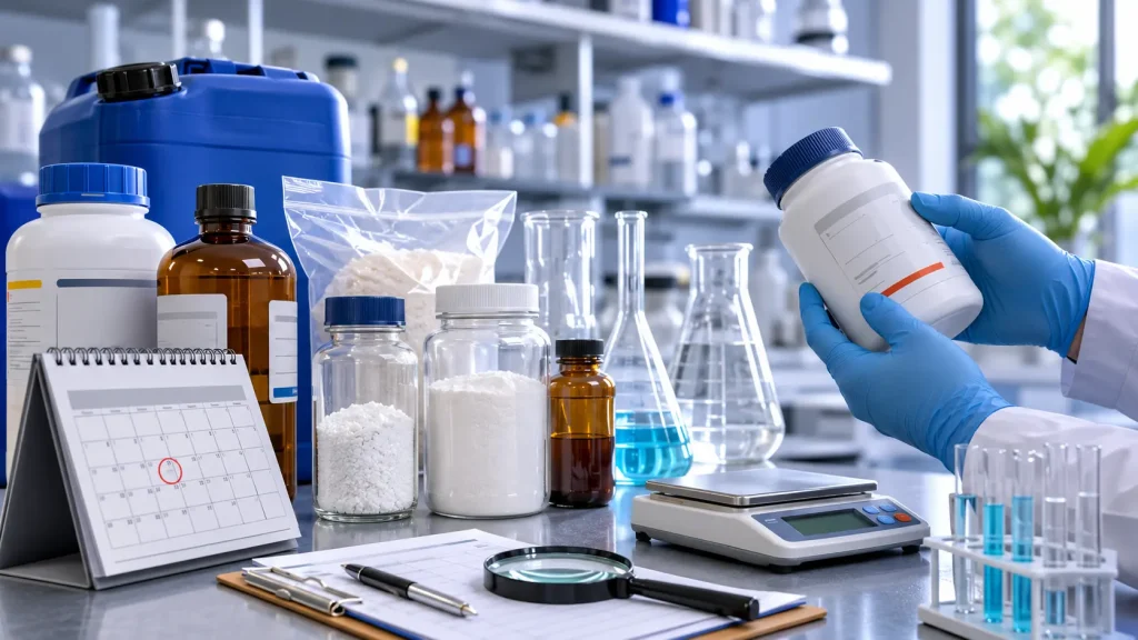 استفاده مجدد از مواد شیمیایی تاریخ مصرف گذشته